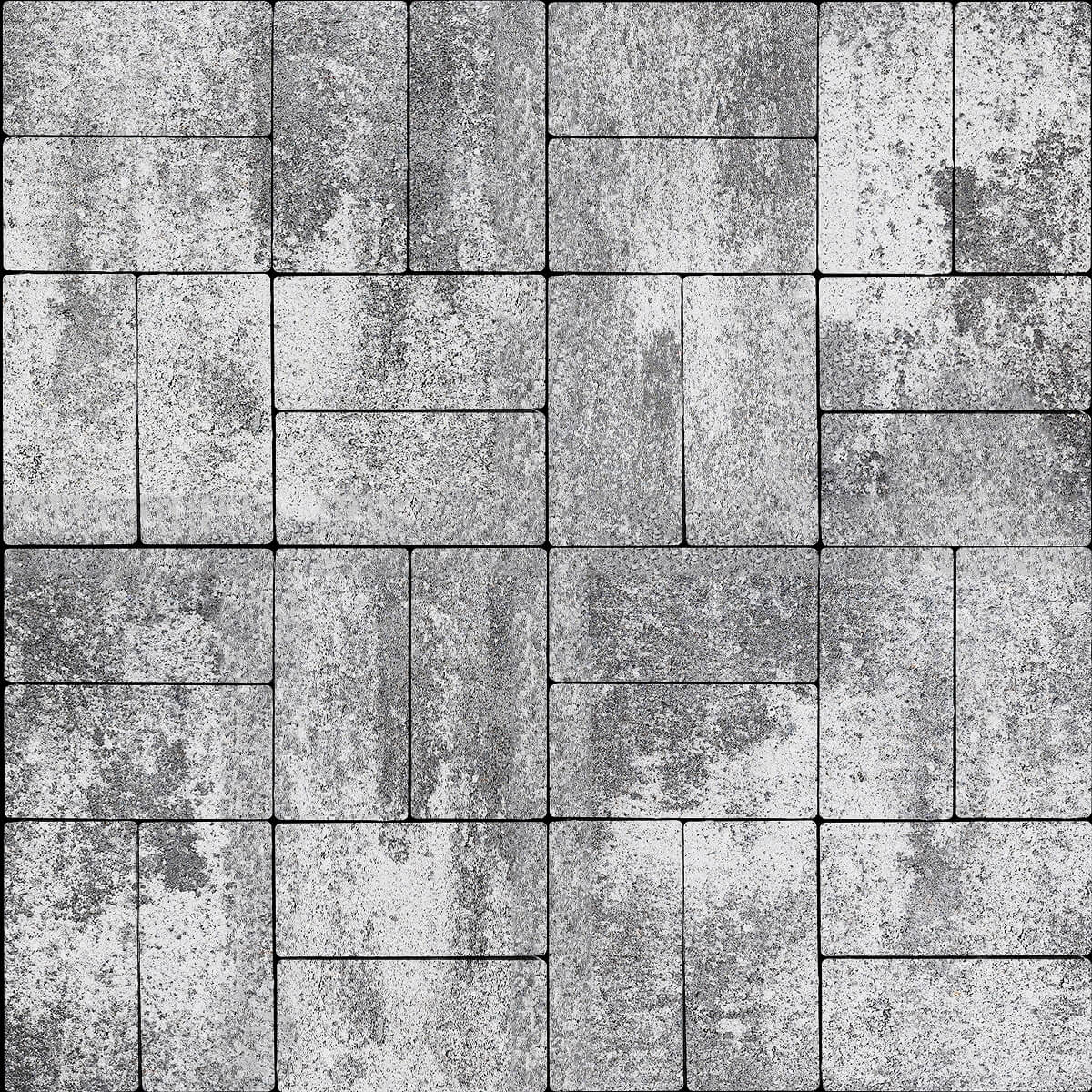 Тротуарная плитка Брусчатка 60 200х100 Учар