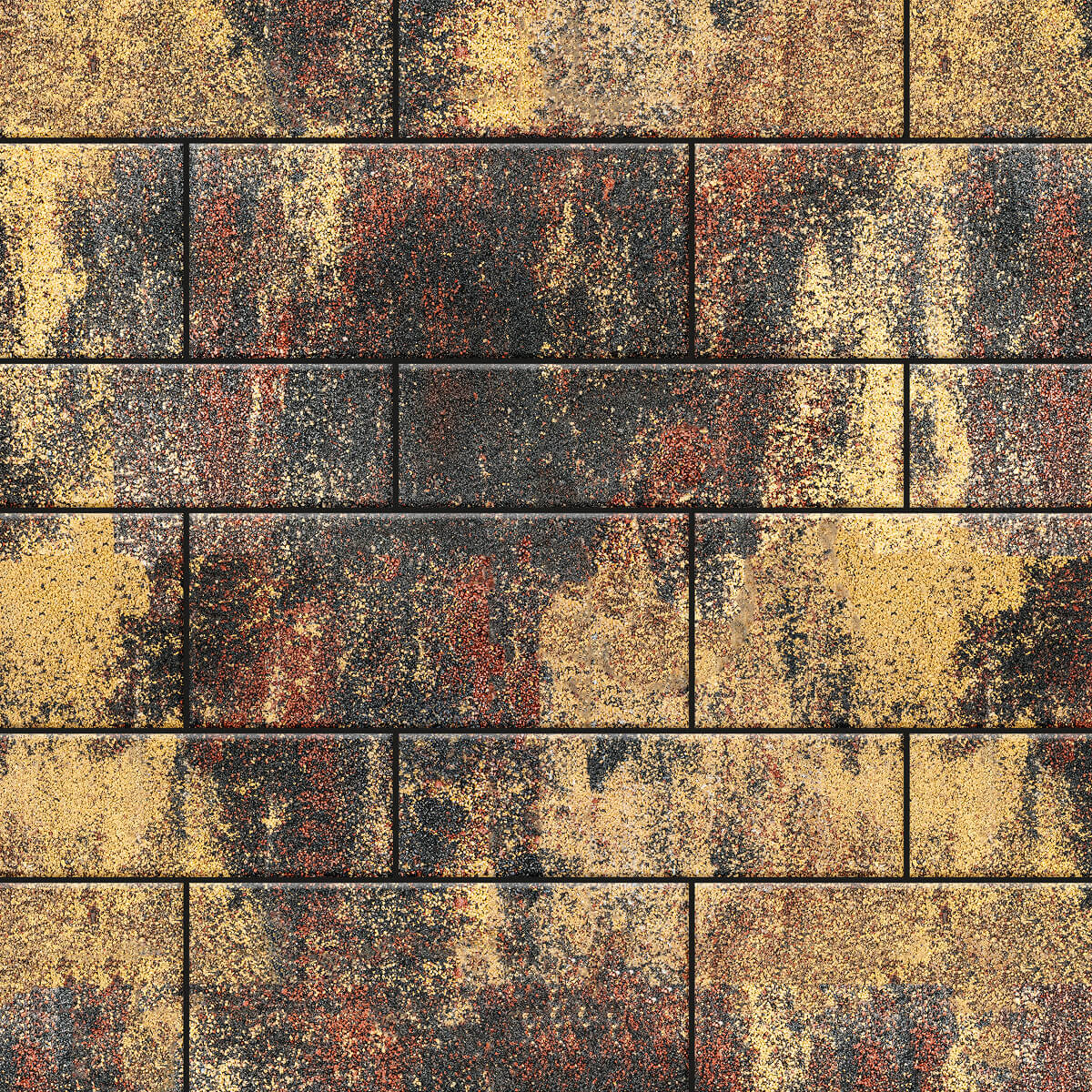 Тротуарная плитка Паркет летящая комета лунар