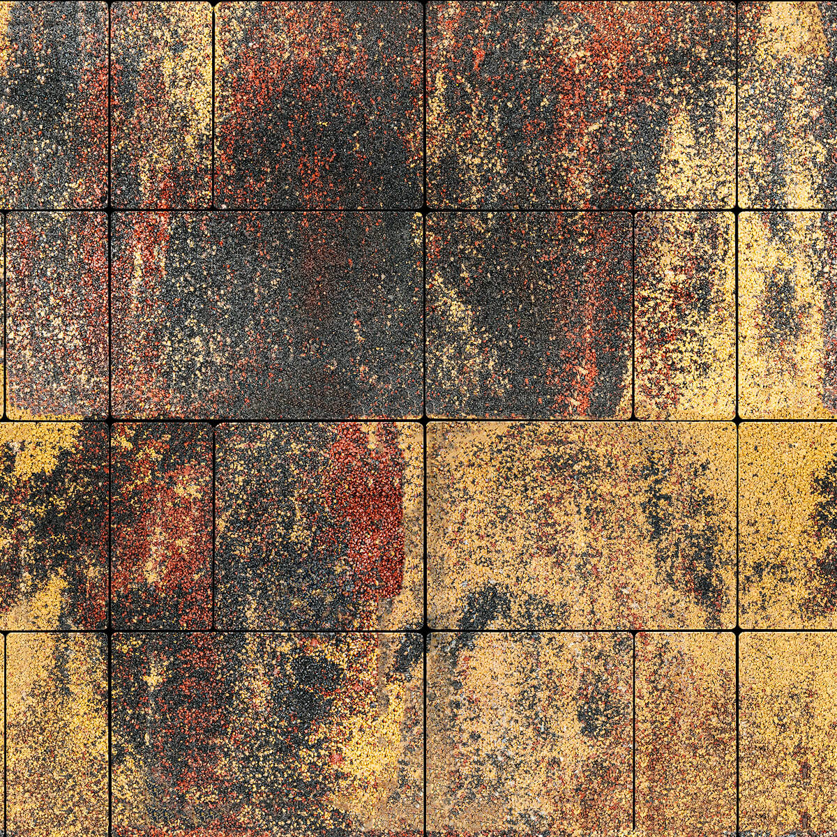 Тротуарная плитка Новый город 40 летящая комета лунар